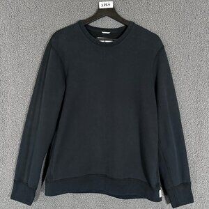 Reigning Champ Cotton Crewneck Pullover Sweatshirt - Men's Size M - Black
